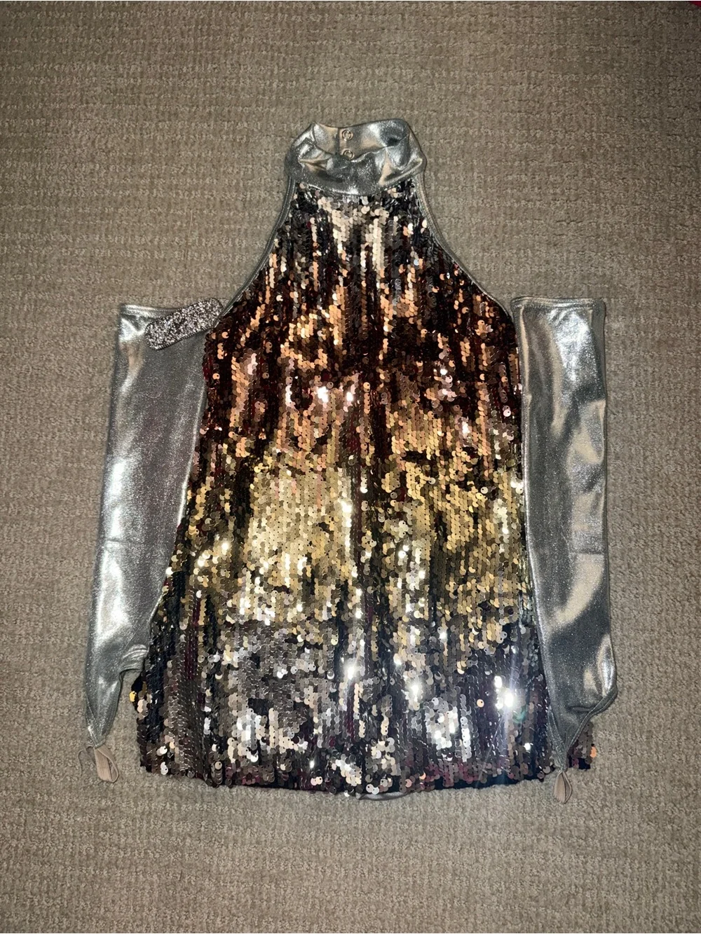 Weissman shimmering halter